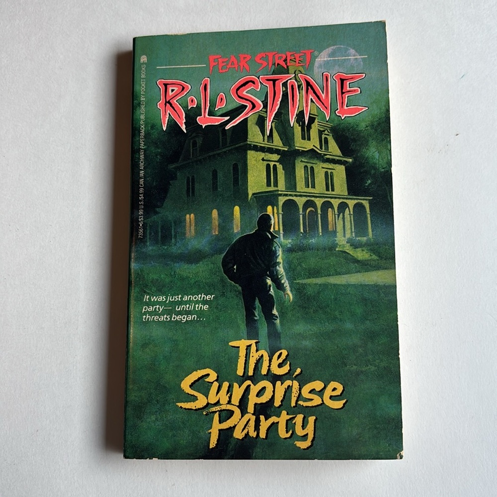 Vintage Fear Street The Surprise Party Book by RL Stine Paperback